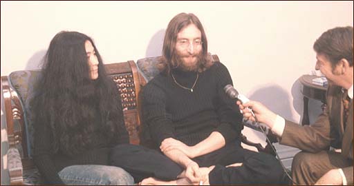 John and Yoko meet the press